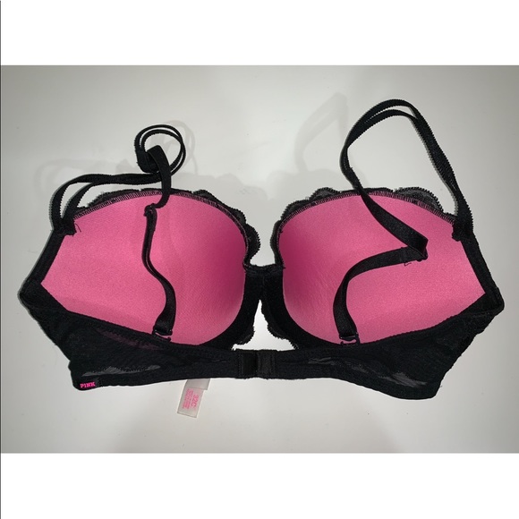 VS PINK Lace Push Up Bra - 32C - Picture 2 of 3